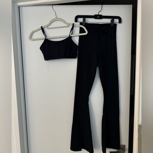 Black workout set from strut